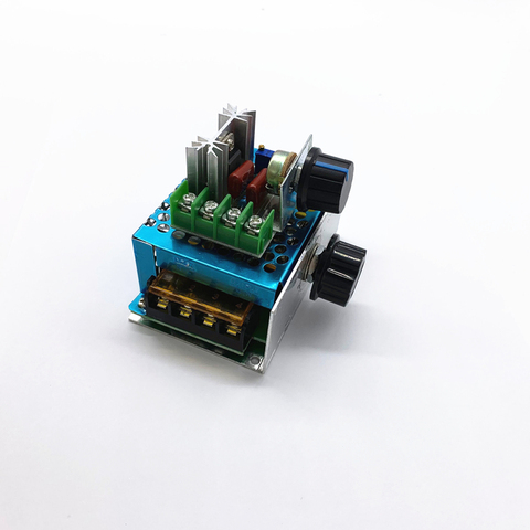 Régulateur de tension pour moteur à variateur, AC 220V 2000W 4000W, SCR, contrôleur de vitesse, Thermostat, Module de régulateur de tension électronique ► Photo 1/3