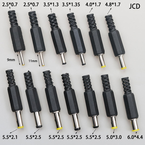 1PCS 5.5*2.1mm Male DC Power Plug Socket Adapter DC Jack 2.5*0.7 / 3.5*1.35 / 4.0*1.7 / 4.8*1.7 / 5.0*3.0 / 5.5*2.5mm/5.0*3.0mm ► Photo 1/6