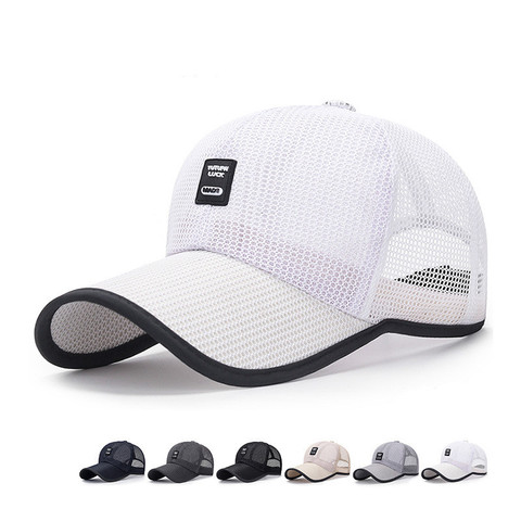 Nouvelle marque femmes hommes casquette de Baseball été papa maille chapeau de pêche femme mâle camionneur chapeau pour femmes hommes livraison directe ► Photo 1/1