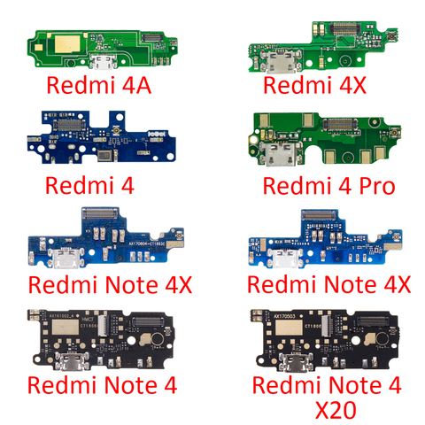 Carte Micro chargeur USB, connecteur de charge pour Xiaomi Redmi Note 4x x20, chargeur USB avec pièces de microphone ► Photo 1/6