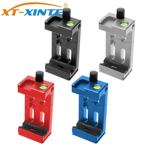 XT-XINTE XJ-8 Pince Micro Tête de Trépied Support Mobile Support Pour Téléphone Pour Téléphone Poche Microphone W Niveau à BULLE Chaussure froide ► Photo 1/6