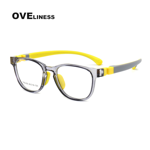 Optique enfants lunettes de vue cadre garçon fille TR90 myopie Prescription lunettes de protection enfants lunettes lunettes montures de lunettes ► Photo 1/6