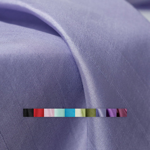 Tissu de couture chinois Han en soie, couleur Pure Douppioni, couleur Pure, 100% soie, livraison gratuite ► Photo 1/5