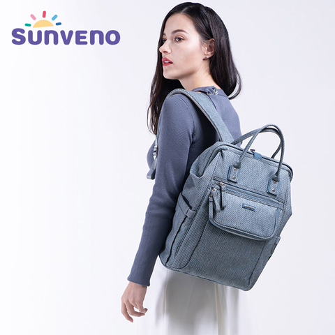 Sunveno nouveau sac à couches sac à dos grande capacité imperméable à l'eau Nappy sac Kits momie maternité voyage sac à dos soins infirmiers sac à main ► Photo 1/6