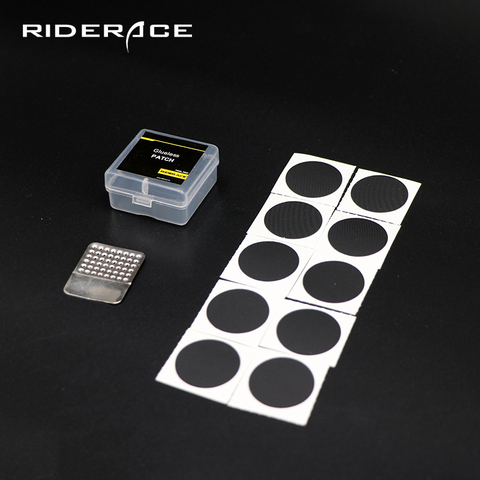 Kit de réparation de pneus pour bicyclette, 10 pièces, puces sans colle, accessoires pour bicyclette, VTT, pièces ► Photo 1/6