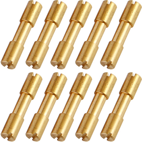 Boulons en laiton Corby attache pour manche de couteau bricolage vis boulons de verrouillage tactique Rivet attache pour arbre de couteau 10 pièces/lot ► Photo 1/6