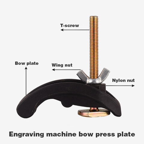 Plaque de machine à graver, 85mm, plaque pression, pièces de machine à graver, CNC ► Photo 1/4