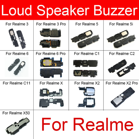 Buzzer de haut-parleur pour Realme 3 5 6 i C1 C2 C11 X X2 X50 Pro, pièces de réparation de remplacement de câbles flexibles ► Photo 1/6