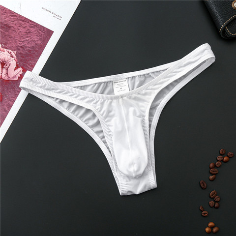 String en coton pour hommes, sous-vêtements convexes en nylon, avec long nez, amusant et sexy ► Photo 1/6