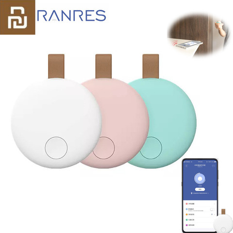 Youpin Ranres Smart Anti-perte dispositif Intelligent positionnement alarme recherche Tracker sac pour animaux de compagnie portefeuille clé Finder téléphone boîte recherche ► Photo 1/1