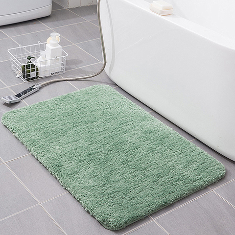 Super Absorption tapis de bain antidérapant salle de bain tapis tapis doux tapis de sol pour chambre tapis de toilette paillasson Long chevet tapis 5 tailles ► Photo 1/6