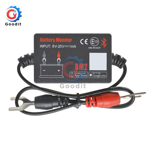 BM2 testeur de batterie, multimètre, analyseur numérique, 12V, Bluetooth 4.0, moniteur de batterie pour voiture, outil de Diagnostic de voiture ► Photo 1/6