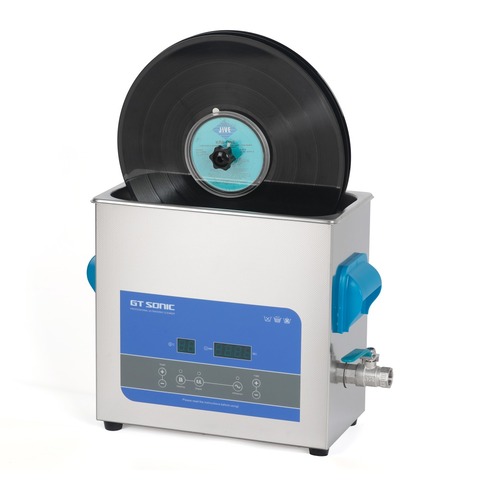 GTSONIC 6L nettoyeur de disques vinyles à ultrasons avec support pour le nettoyage des disques EP 12 pouces LP 7 pouces ► Photo 1/6
