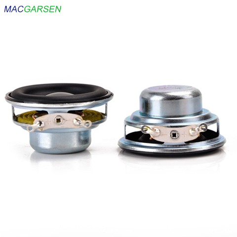 TONLEN 2 pcs 40mm Haut-Parleur de Gamme Complète de 1.5 pouces 5 w 4ohm HiFi Caoutchouc Haut-parleurs Latéraux BRICOLAGE Portable Bluetooth mini haut-parleur Haut-parleurs de Musique ► Photo 1/6