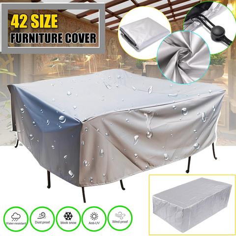 Housse imperméable pour meubles, couverture de chaises, de canapé, de table, anti-poussière, anti-neige, anti-pluie, pour le patio, le jardin ► Photo 1/6