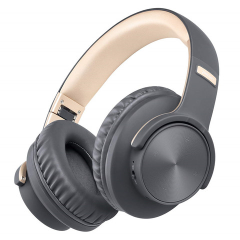 Picun B8 casque sans fil Bluetooth 5.0 casque 40H temps de jeu contrôle tactile sur l'oreille écouteur avec micro TF casque stéréo pour ► Photo 1/6