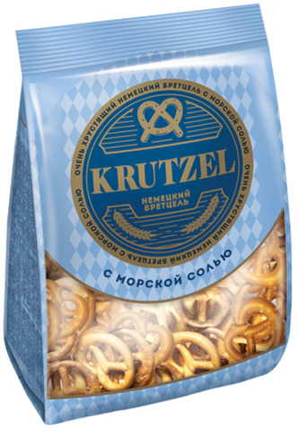 «Krutzel», крендельки «Бретцель» с солью, 250 г ► Photo 1/1