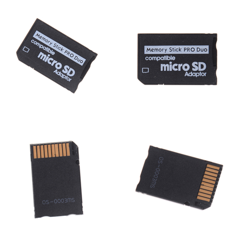 Prise en charge de l'adaptateur de carte mémoire Micro SD à l'adaptateur de bâton de mémoire pour PSP Micro SD 1 mo-128 go de bâton de mémoire Pro Duo ► Photo 1/6