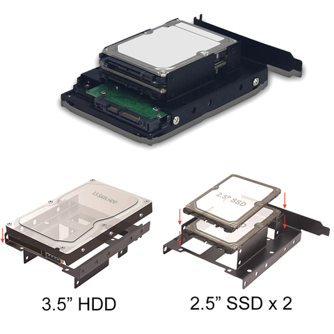 Adaptateur de support de disque dur SSD 3.5 