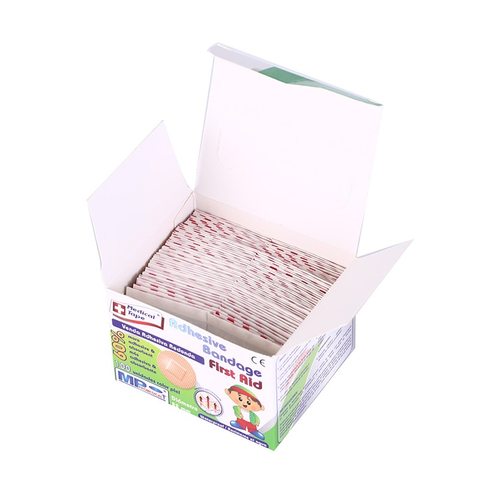 100 pcs/pack en plein air médical adhésif autocollant plaie pâte étanche pansement hémostatique douleur plâtre sécurité et survie ► Photo 1/6