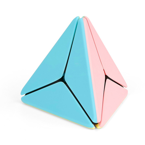 MoYu découpe salle de classe coin torsion perle Boomerang moulin à vent feuille d'érable Triangle pyramide Puzzle macaron JinZiTa Cubes magiques enfants ► Photo 1/6