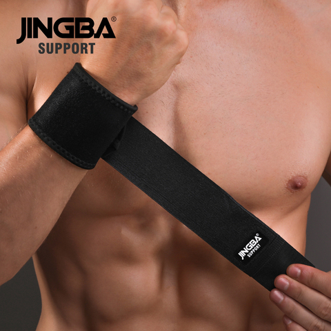 JINGBA – bracelet réglable d'haltérophilie, SUPPORT de poignet, Fitness, Bandage de protection, attelle de Tennis ► Photo 1/6