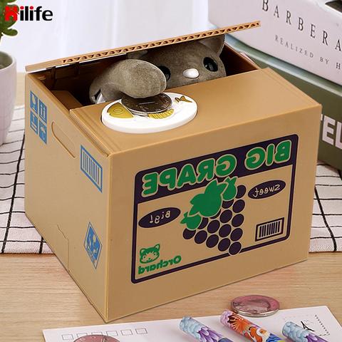 HILIFE – boîte à billets électronique, mignon, cadeau pour enfants, chat Panda volant, pour économiser de l'argent, décoration de la maison ► Photo 1/6