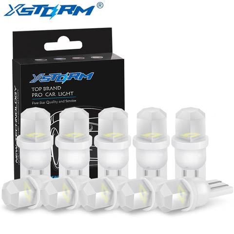 10 pièces en céramique T10 W5W LED ampoule 194 168 Led Canbus 4SMD 3030 voiture intérieur lumières cale côté marqueur dégagement Auto lampe 12V blanc ► Photo 1/6