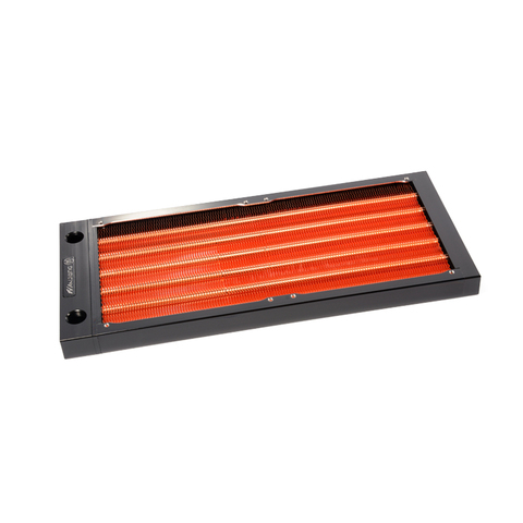 HJ – radiateur en cuivre fileté G1/4, épaisseur de 240mm, 17mm, dissipateur thermique, décharge d'eau, pour ventilateurs de 12cm ► Photo 1/6