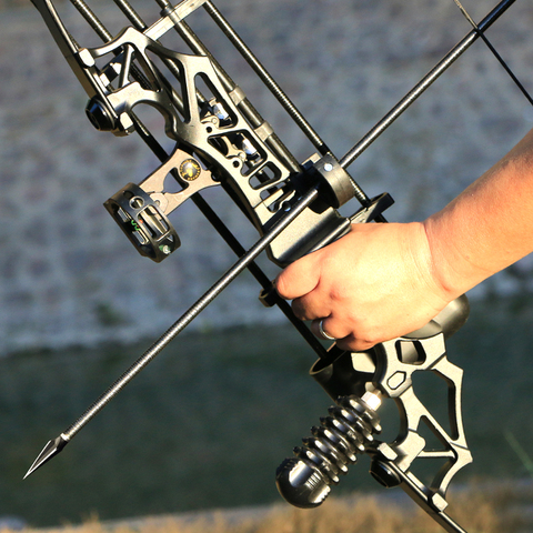 Arc recourbé avec poignée en métal, 30/40/50lb, pour tir à l'arc droitier, outil d'entraînement pour la chasse, tir à l'arc ► Photo 1/6