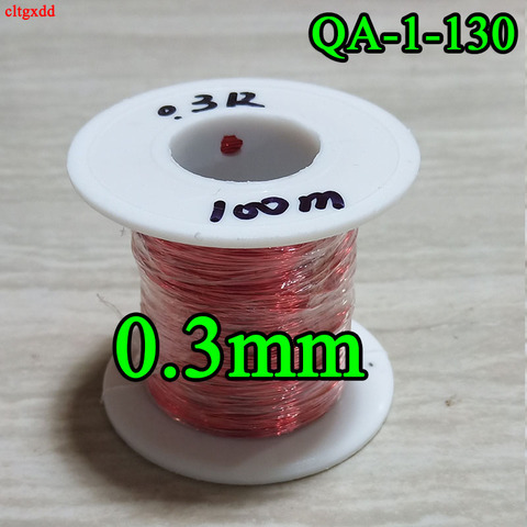 0.3mm fil De Cuivre Émaillé Magnétique Bobine D'enroulement 50 m/pcs QA-1-130 Rouge Aimant Fil ► Photo 1/4