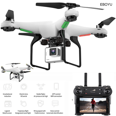 EBOYU – Drone télécommandé L500 2.4Ghz, caméra HD 720P, Wifi, FPV, 6 axes, gyroscope, une touche, retour/arrêt/terre, Altitude, RTF ► Photo 1/6