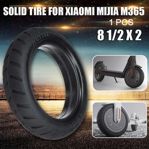 Pour Xiaomi Mijia M365 pneu Scooter électrique pneus 8 1/2x2 roues épaisses durables pneus extérieurs pleins accessoires m365 ► Photo 1/6