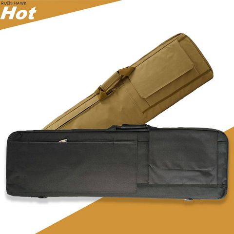 Équipement tactique sac pour pistolet 85CM, étui pour fusil à Air comprimé, housse de protection, pochette à bandoulière, sacs de chasse et de transport avec protection en coton ► Photo 1/6