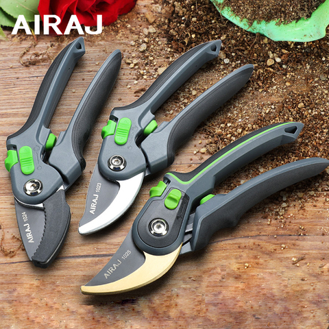 AIRAJ – cisailles de jardin à grande ouverture, outil de coupe en Tube plastique pour couper les arbres fruitiers et les fleurs de 28mm ► Photo 1/6