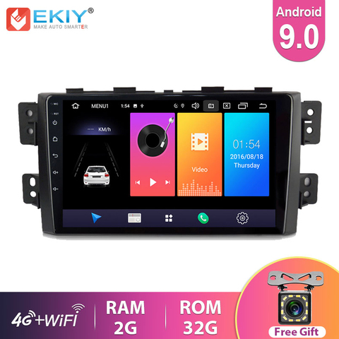 EKIY 9 ''IPS Android 9.0 autoradio pour Kia Borrego Mohave 2008-2012 lecteur vidéo multimédia stéréo GPS Navigation BT Wifi HU ► Photo 1/6