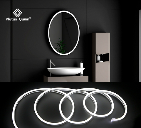 LED 12V maquillage miroir lumière bande vanité lumière réglable télécommande applique murale blanc/blanc chaud lumière pour coiffeuse ► Photo 1/6