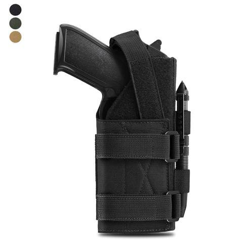 Étui pour pistolet tactique Molle, ceinture pour arme de poing universelle, Revolver Beretta Glock 1911 17 92 96, pochette pour fusil de chasse Airsoft ► Photo 1/6