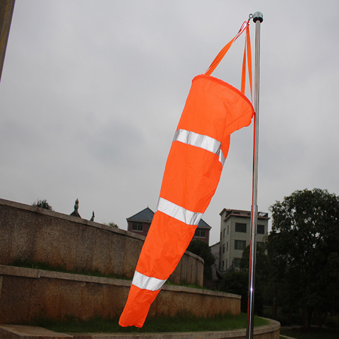 Drapeau pour aéroport chaussette à vent jardin ceintures réfléchissantes pelouse utilisation extérieure Aviation sac mesure vent Direction Rip-stop couleur aléatoire ► Photo 1/6