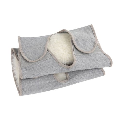 2pc hiver Sports de plein air chaud allongé genouillères protecteur élastique laine thermique peluche genouillère genouillère ► Photo 1/6