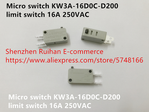 Original nouveau 100% micro interrupteur KW3A-16D0C-D200 fin de course 16A 250VAC ► Photo 1/3
