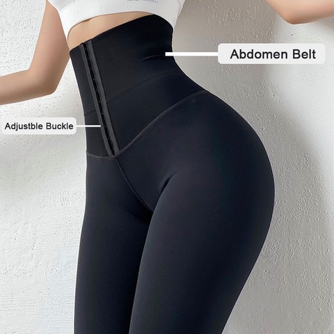 Twinso minceur ventre tondeuse taille haute formateur sport Leggings pantalon femmes Fitness collants ventre contrôle culotte Shapewear ► Photo 1/6