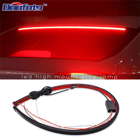 1000mm Auto haute montage frein Stop lumières voiture style accessoires supplémentaire lampe de frein avertissement clignotant ampoules LED étanche ► Photo 1/6