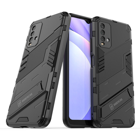 Coque rigide antichoc avec support de téléphone pour Xiaomi, compatible modèles Redmi 9 T, 9 T, 9 T, 9A, 9C ► Photo 1/6