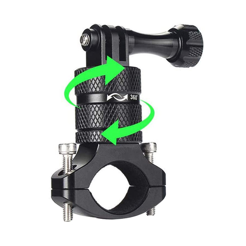 Support adaptateur rotatif pour guidon de vélo, pour GoPro Hero 9 8 7 6 5 4 Yi 4K Sjcam Eken Go Pro, accessoire ► Photo 1/6