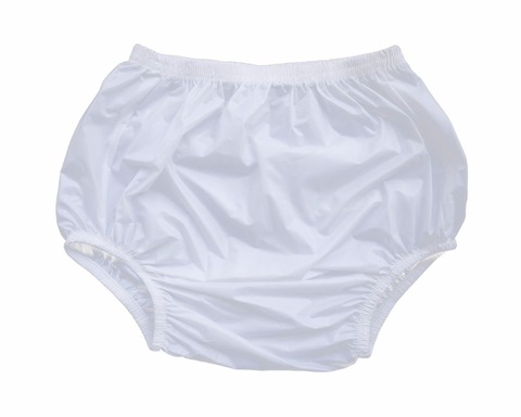 ABDL Haian – pantalon en plastique pour adulte, Pull-on, couleur blanche, 3 pièces ► Photo 1/1