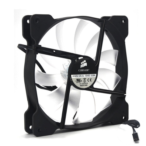 Ventilateur de refroidissement silencieux, 140mm, ventilateur led mm, A1425L12S-2-L x 25mm, 12v dc, 0,30 a (évalué 0,18 a), ventilateur de refroidissement pour ordinateur, 140 RPM, 3 broches ► Photo 1/6