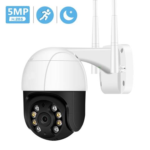 5MP H.265 PTZ caméra IP Wifi extérieur ONVIF P2P RTSP 1080P HD 3MP Wifi caméra sans fil Audio AI détection humaine caméra de sécurité CCTV ► Photo 1/6