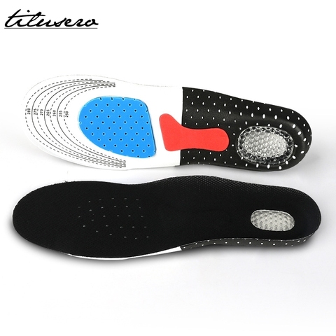 Semelles intérieures de chaussures en Silicone pour hommes et femmes, taille libre, Support d'arc orthopédique, pour chaussures de Sport, coussin de course souple, insertion de coussin F061 ► Photo 1/6