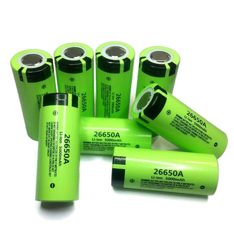 GTF – batterie lithium-ion Rechargeable 100%, 3.7V, 5000mAh, pour Panasonic 26650A, haute capacité, pour lampe de poche LED, 26650 ► Photo 1/6